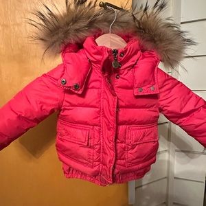 Moncler Girls Hooded Puffer Coat 12-18 mo